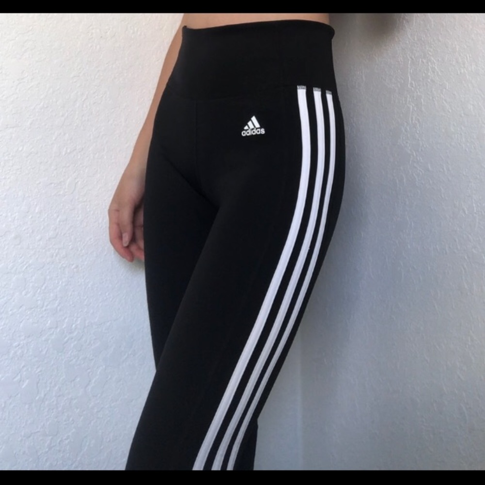 Adidas climate leggings in black.